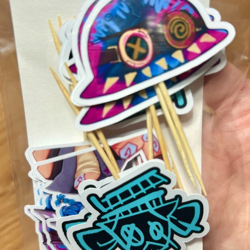 Isha arcane birthday Party Cupcake Toppers